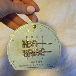 Piper K Bridal Hair Pin Set - Silver and Gold